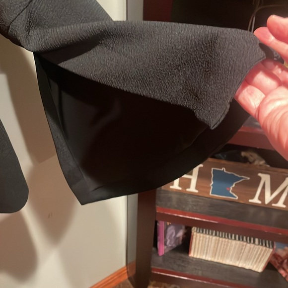 Who What Wear Black Bell Sleeve Blazer, Size S - Picture 3 of 6